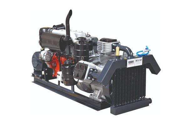 Diesel Motor Silobas Air Compressor