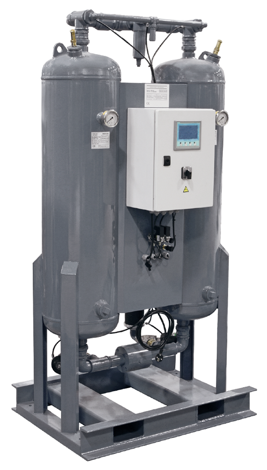Heatless desiccant dryers